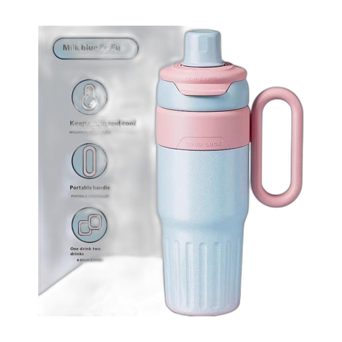 Stylish 780ml Thermal Cup for All-Day Warmth in blue