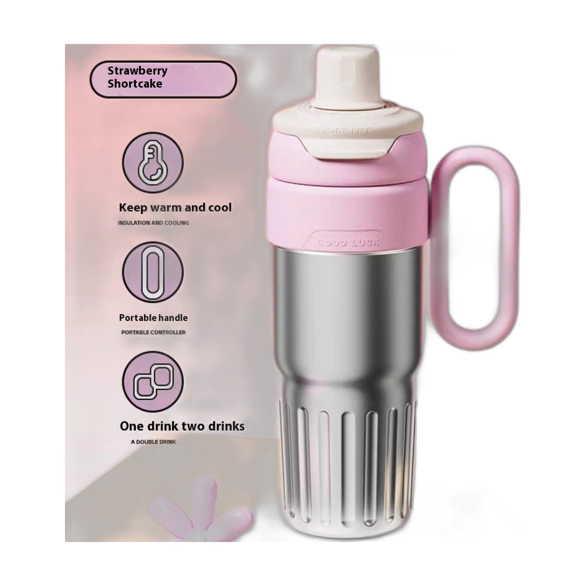 Stylish 780ml Thermal Cup for All-Day Warmth in silver