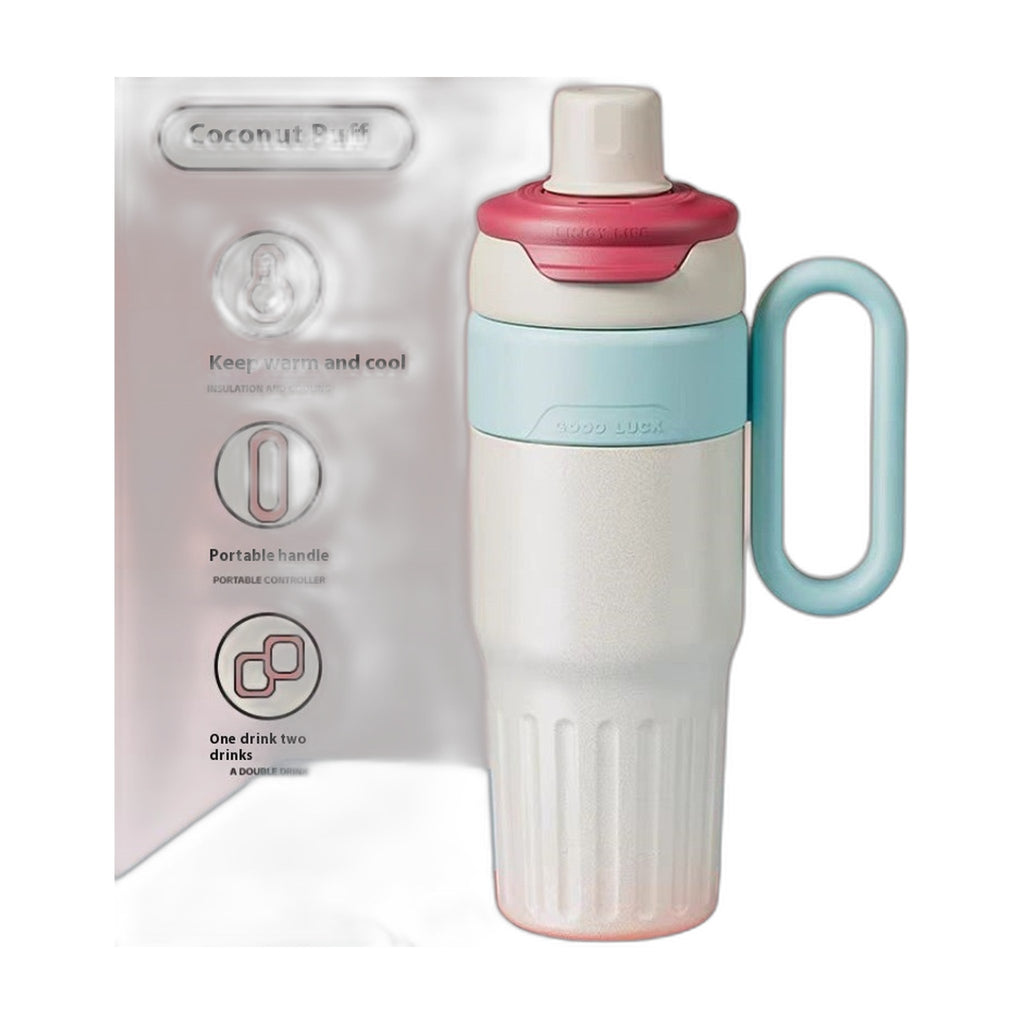 Stylish 780ml Thermal Cup for All-Day Warmth in white