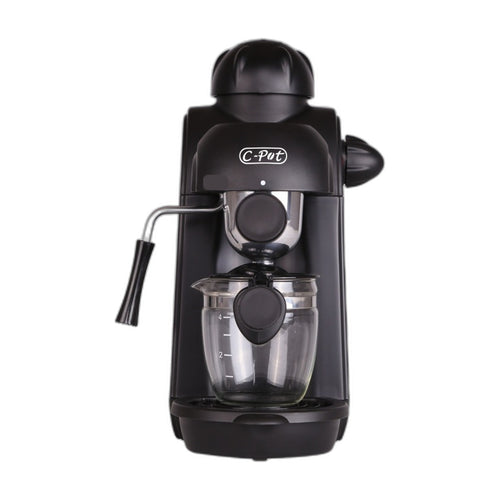 Compact Semi-Automatic Espresso Machine for Home in black