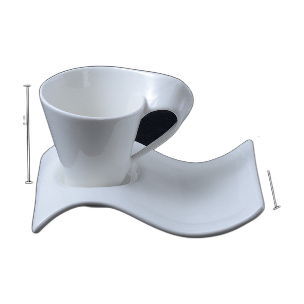 Elegant European Style Coffee Mug Set in 90ml