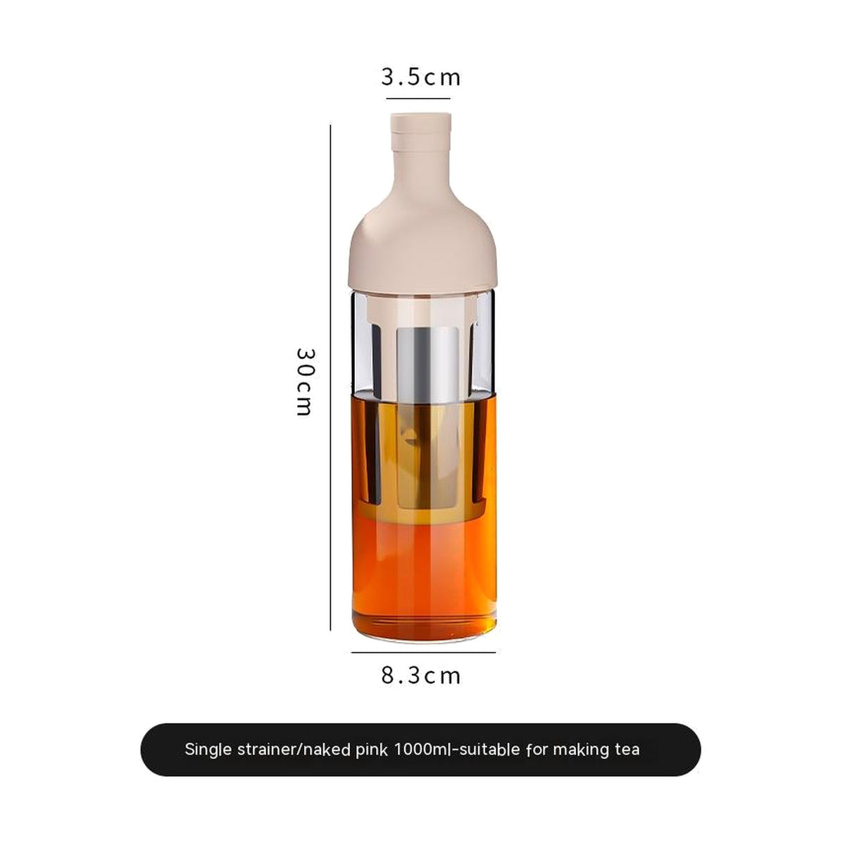 Cold Drip Coffee & Tea Maker for Refreshing Brews in pink