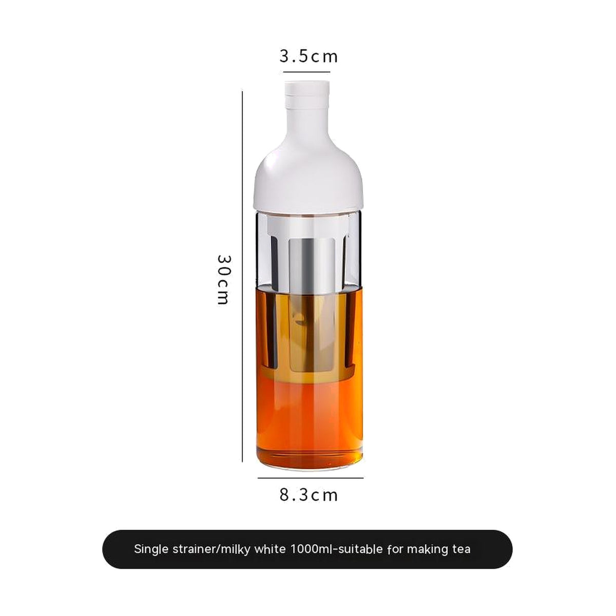 Cold Drip Coffee & Tea Maker for Refreshing Brews in white