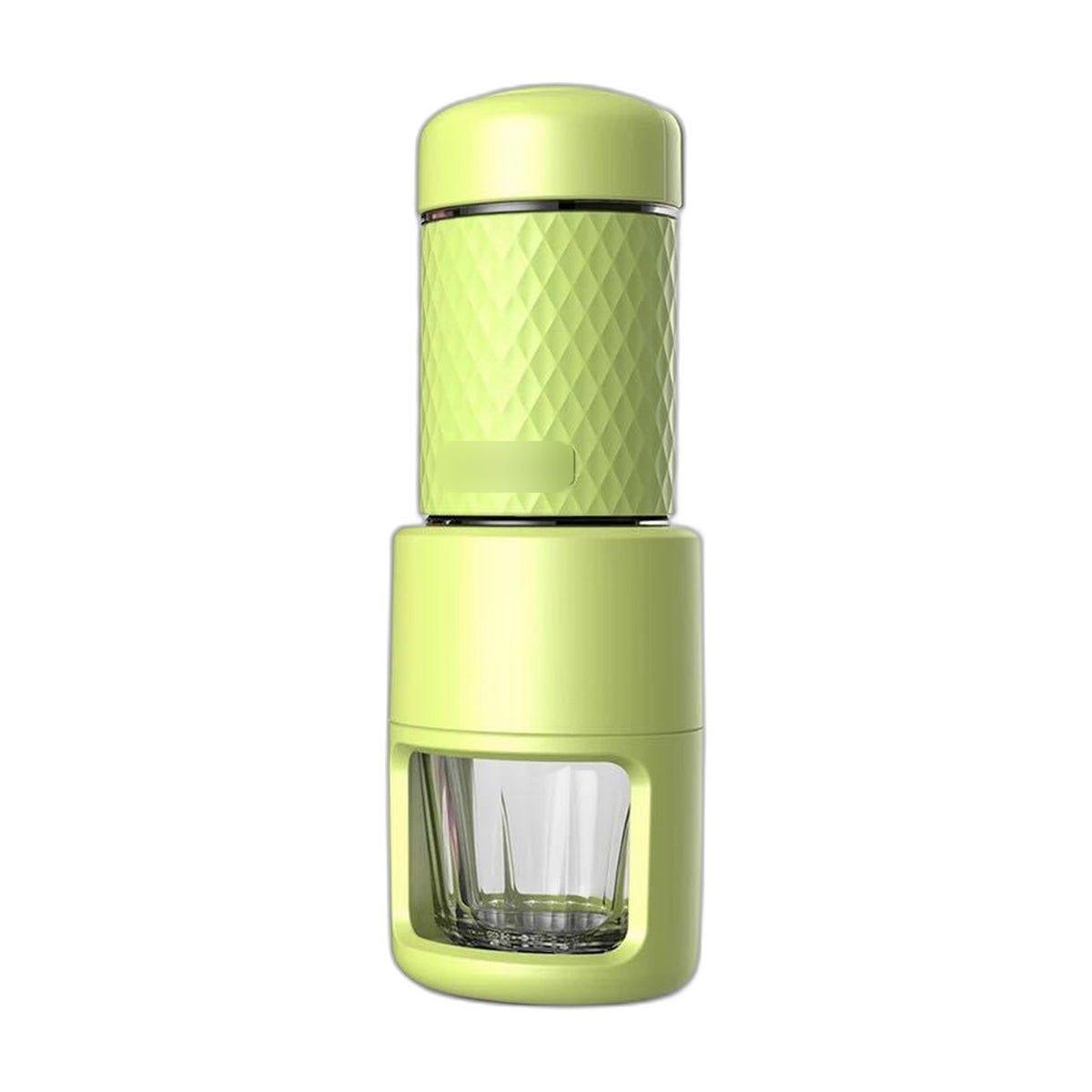 Portable Manual Espresso Maker - Hand-Pressure Travel Espresso in green