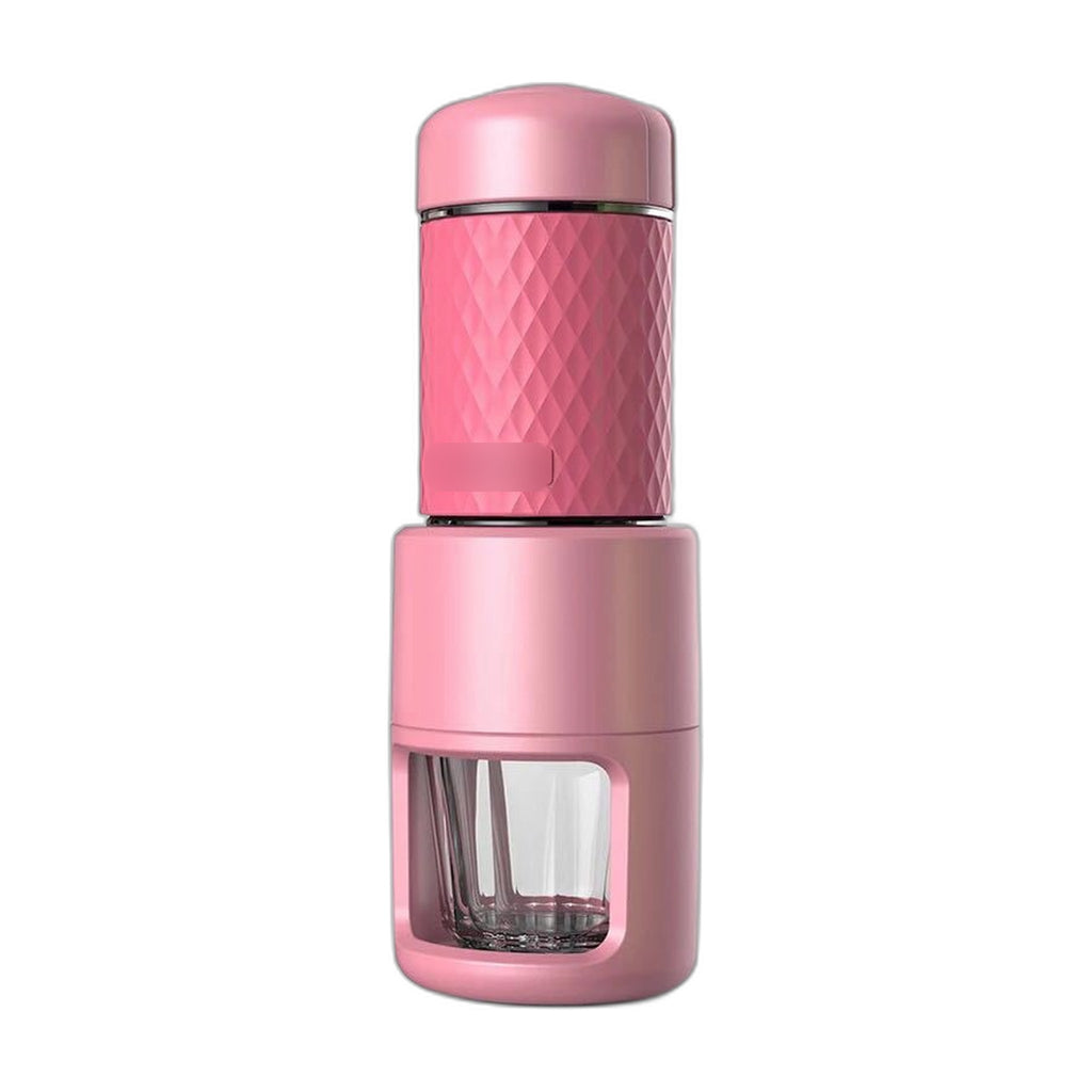 Portable Manual Espresso Maker - Hand-Pressure Travel Espresso in red